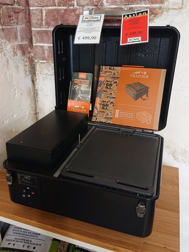 Pelletgrill TRAEGER Ranger incl. Garraumfühler und Kerntemperaturfühler